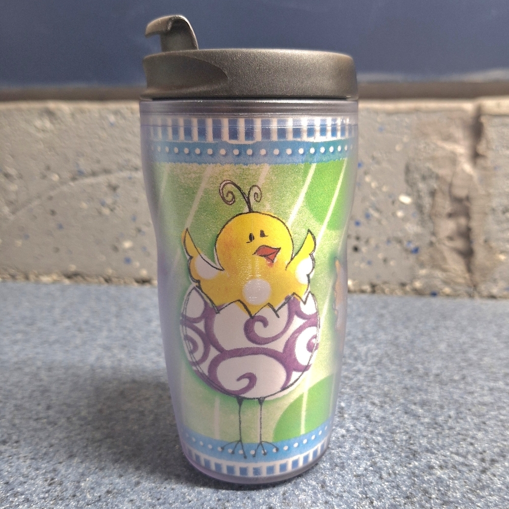 Starbuck's 2003 Easter Chick Double Insulated Barista Tumbler 8oz